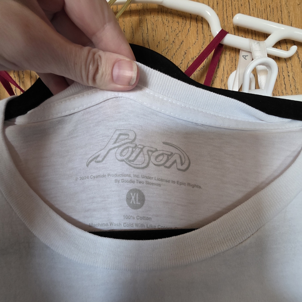 Poison Graphic White T-Shirt - Picture 2 of 3
